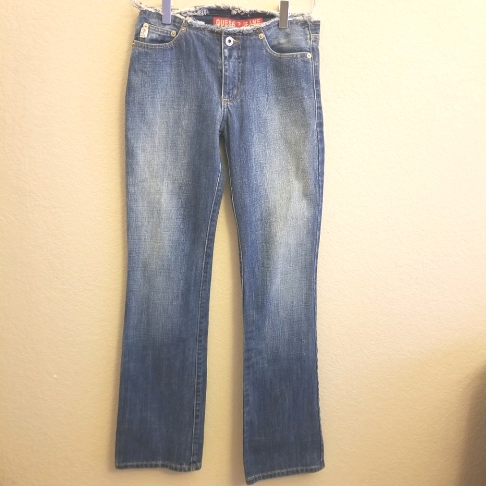 Guess Women's Straight Leg Jeans - Blue